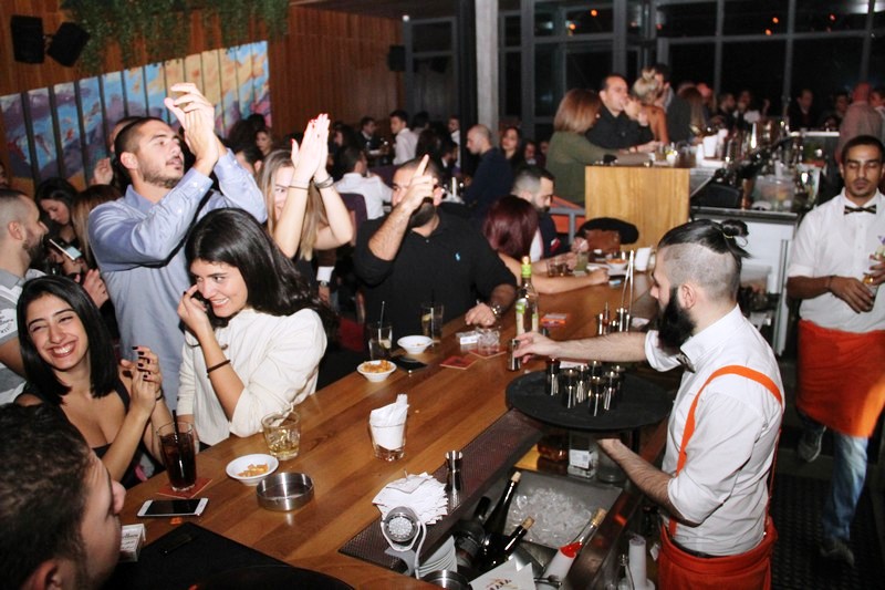 Vivid Bar Lounge at Saturday Night